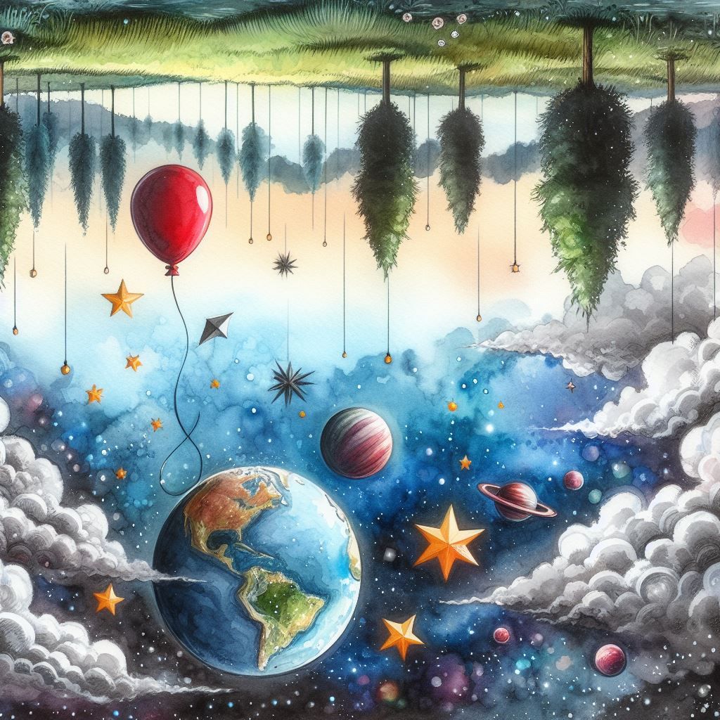 🎈Only the balloon knows which way is really up!!