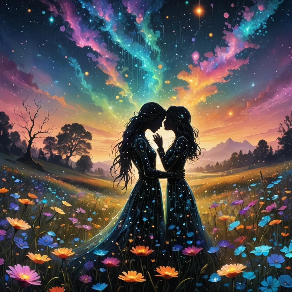 Meadow fairies - AI Generated Artwork - NightCafe Creator