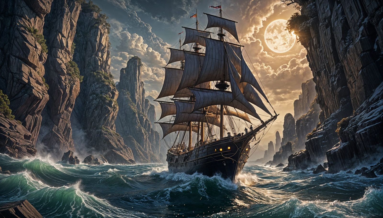 Sails at the World's Edge  by @Noid Zartz