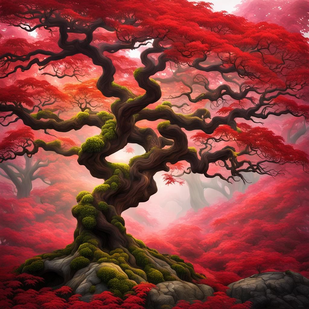 JAPANESE MAPLE - AI Generated Artwork - NightCafe Creator