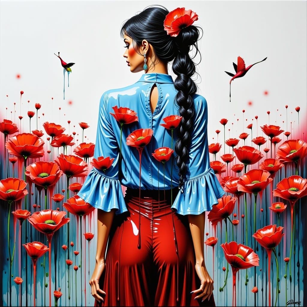 <lora:Acrylic Pouring Flux:1.0> 