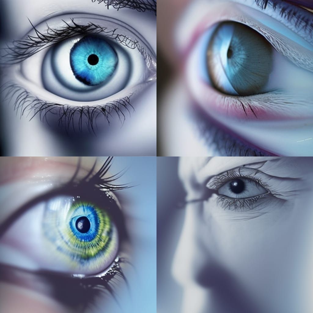 God's eye lovely hyper realistic beautiful eye