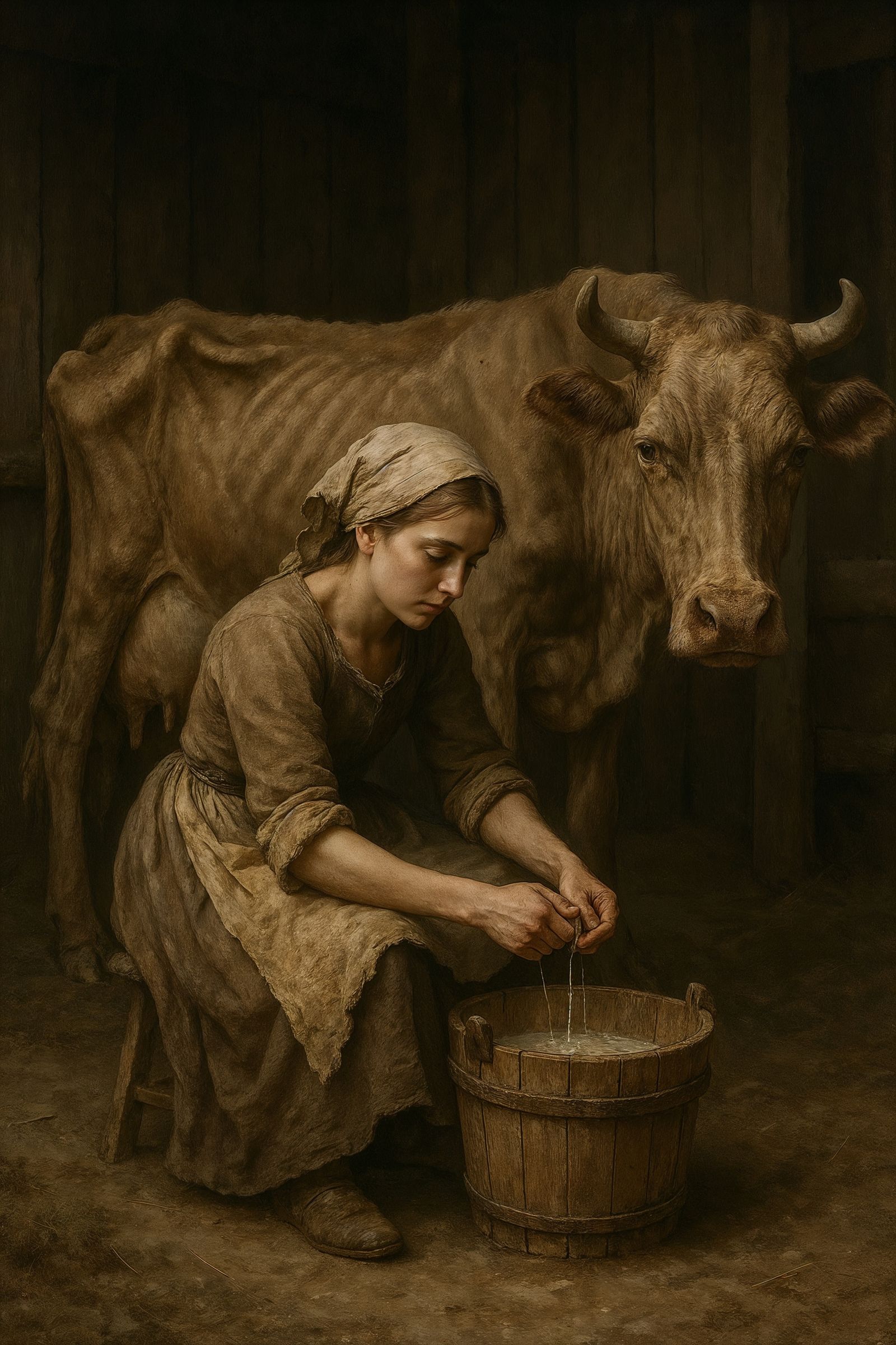 Labor in the Barn  by @Black Papaver