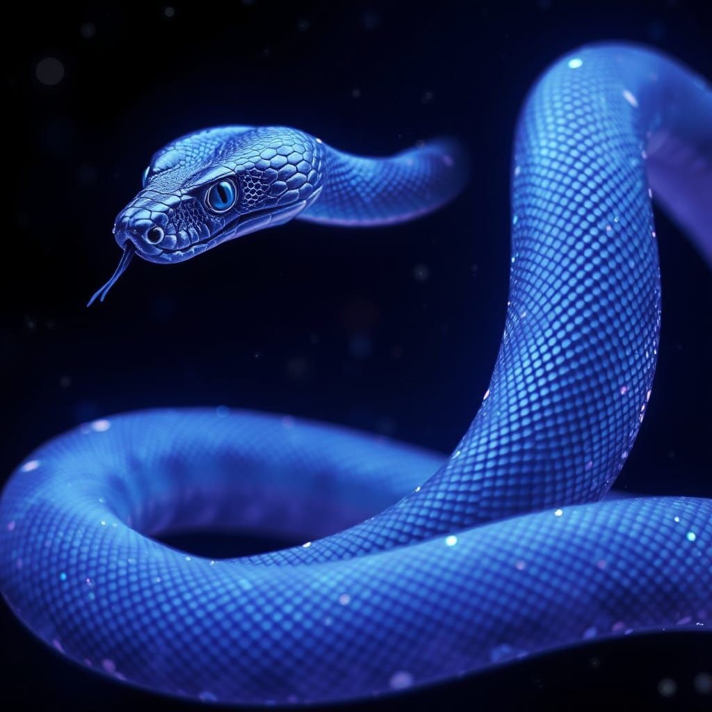 Year of the Blue Snake  by @Tabata Giugni