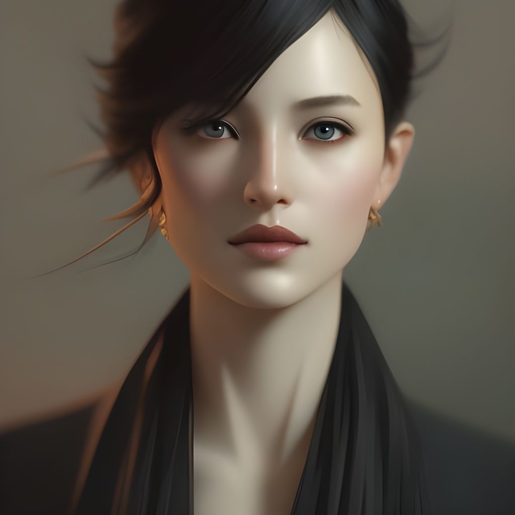 PORTRAIT - First Love - AI Generated Artwork - NightCafe Creator