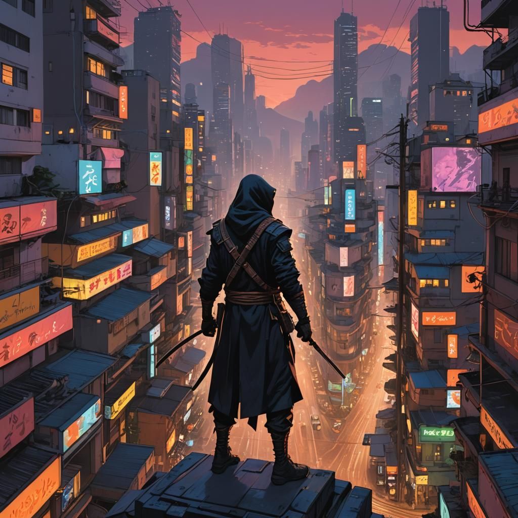 ninja with double rod, roi de janeiro