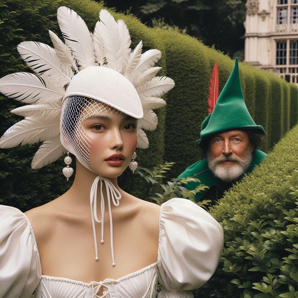 A Peeketh from the Bushes