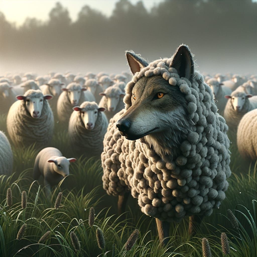 A Wolf in Sheep Clothing  by @Rogue Bayman