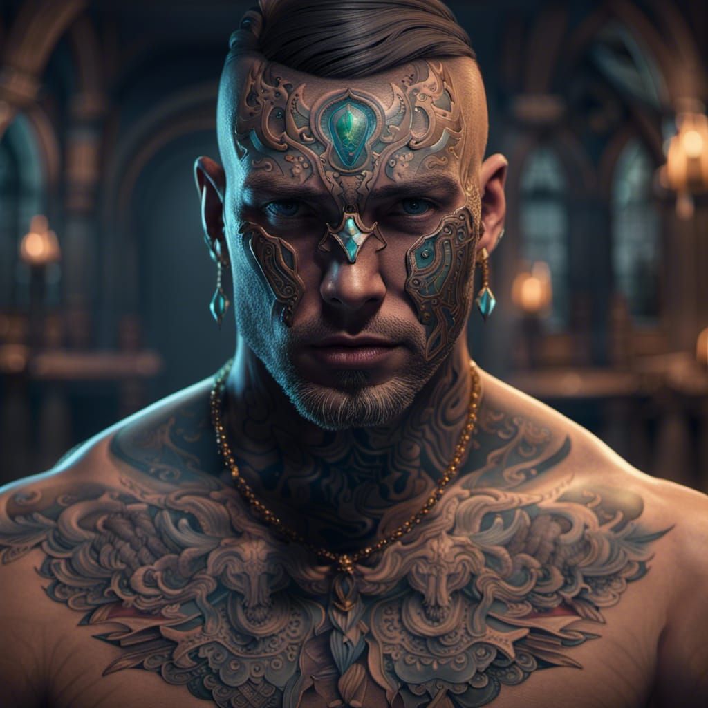 Tattoo the men with 1, 0 all like a byterain