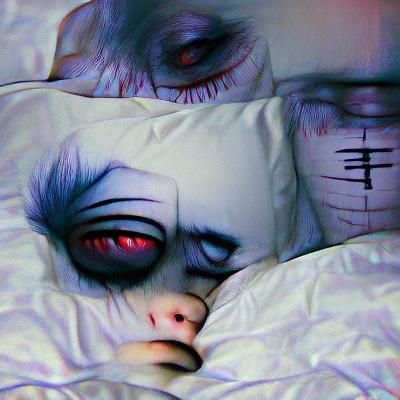 Nightmare filled sleep