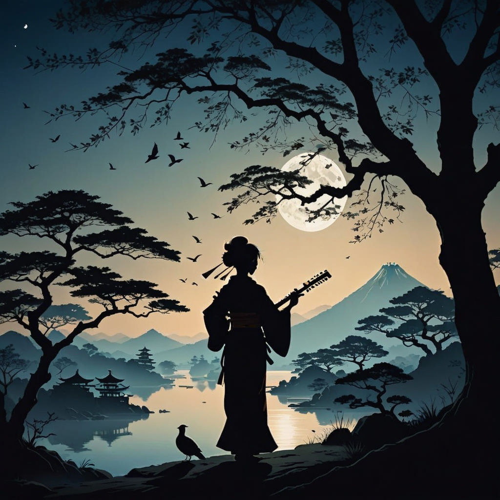 Serenade to the moon  by @Yiu