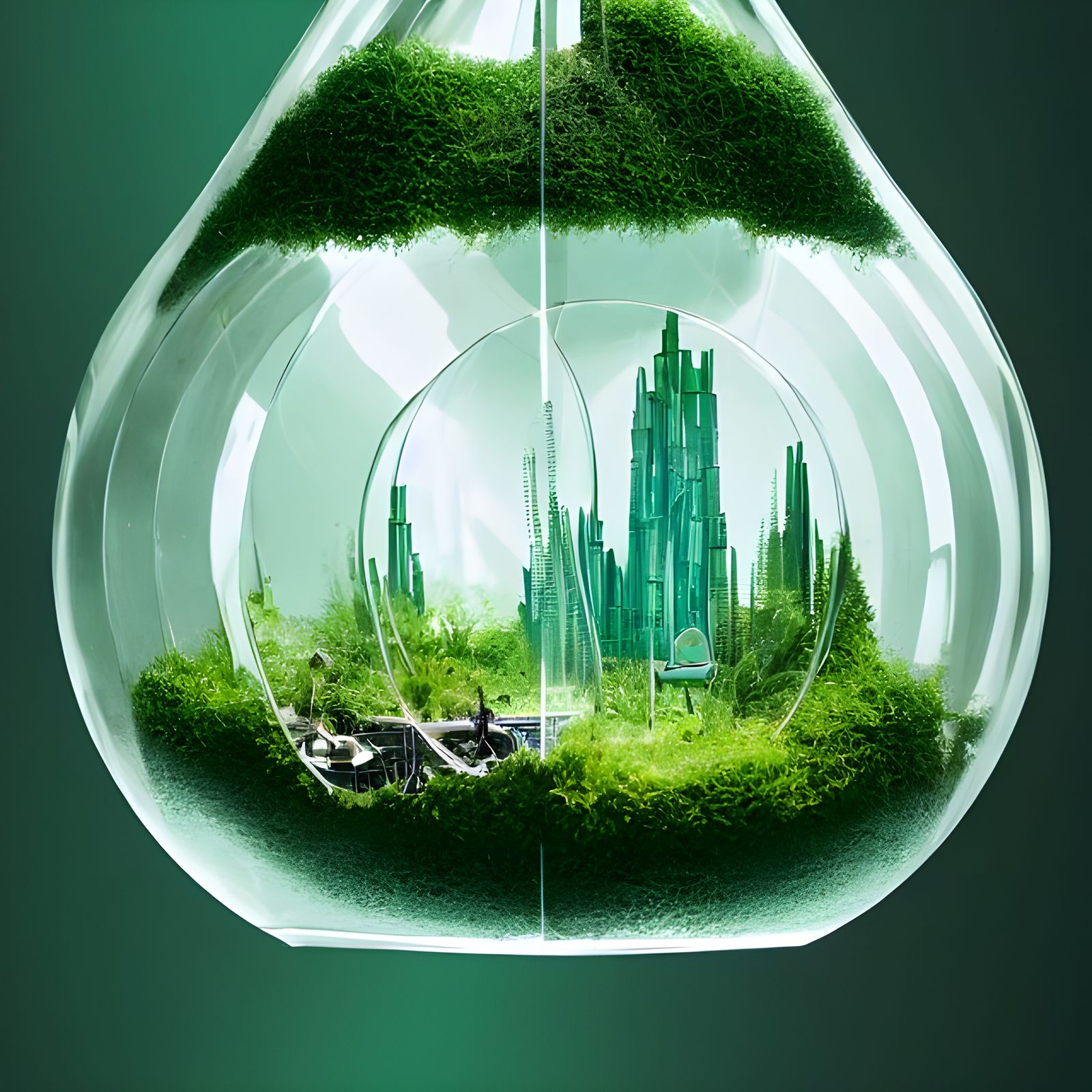 My Terrarium is growing faster than I anticipated.