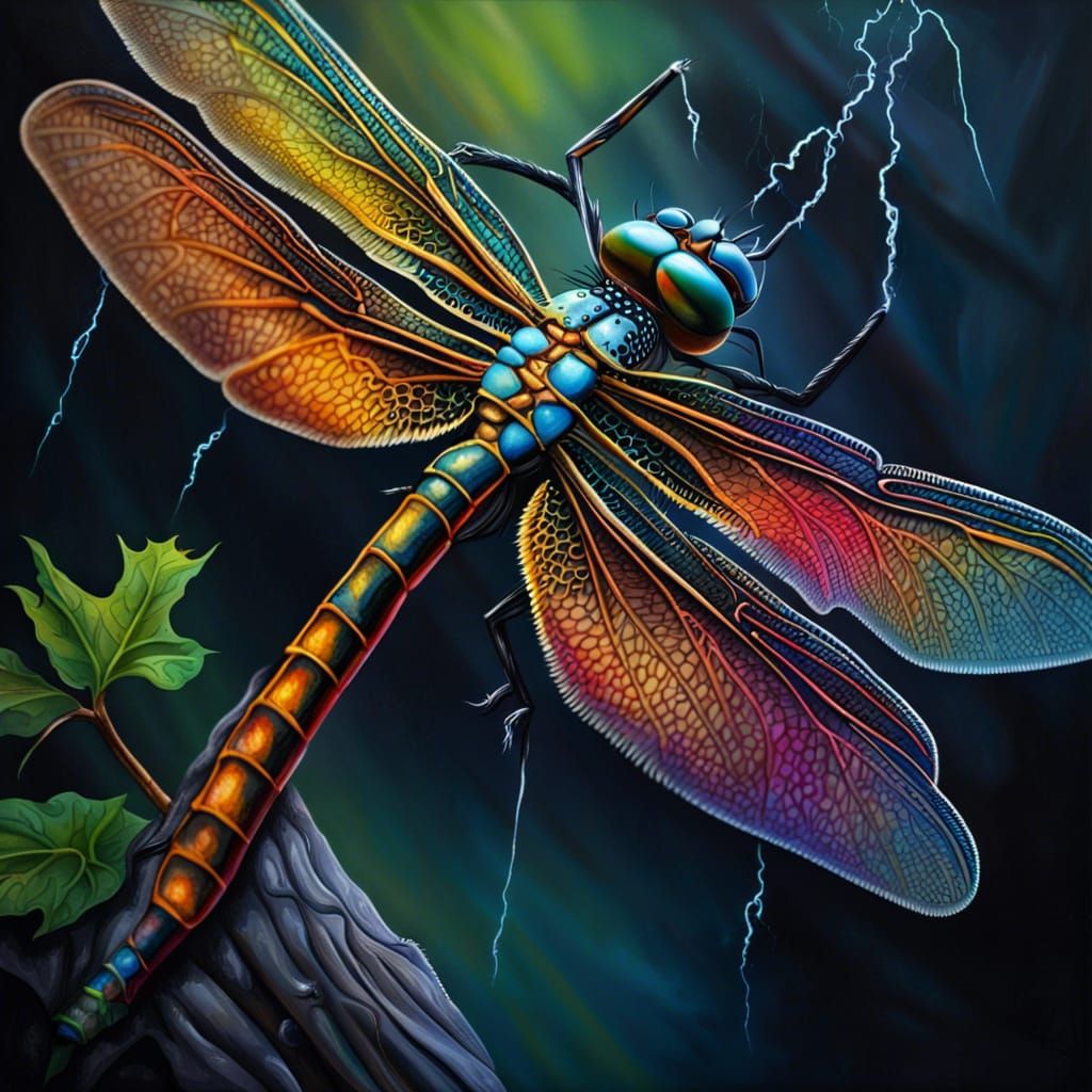 Dragonfly!! - AI Generated Artwork - NightCafe Creator