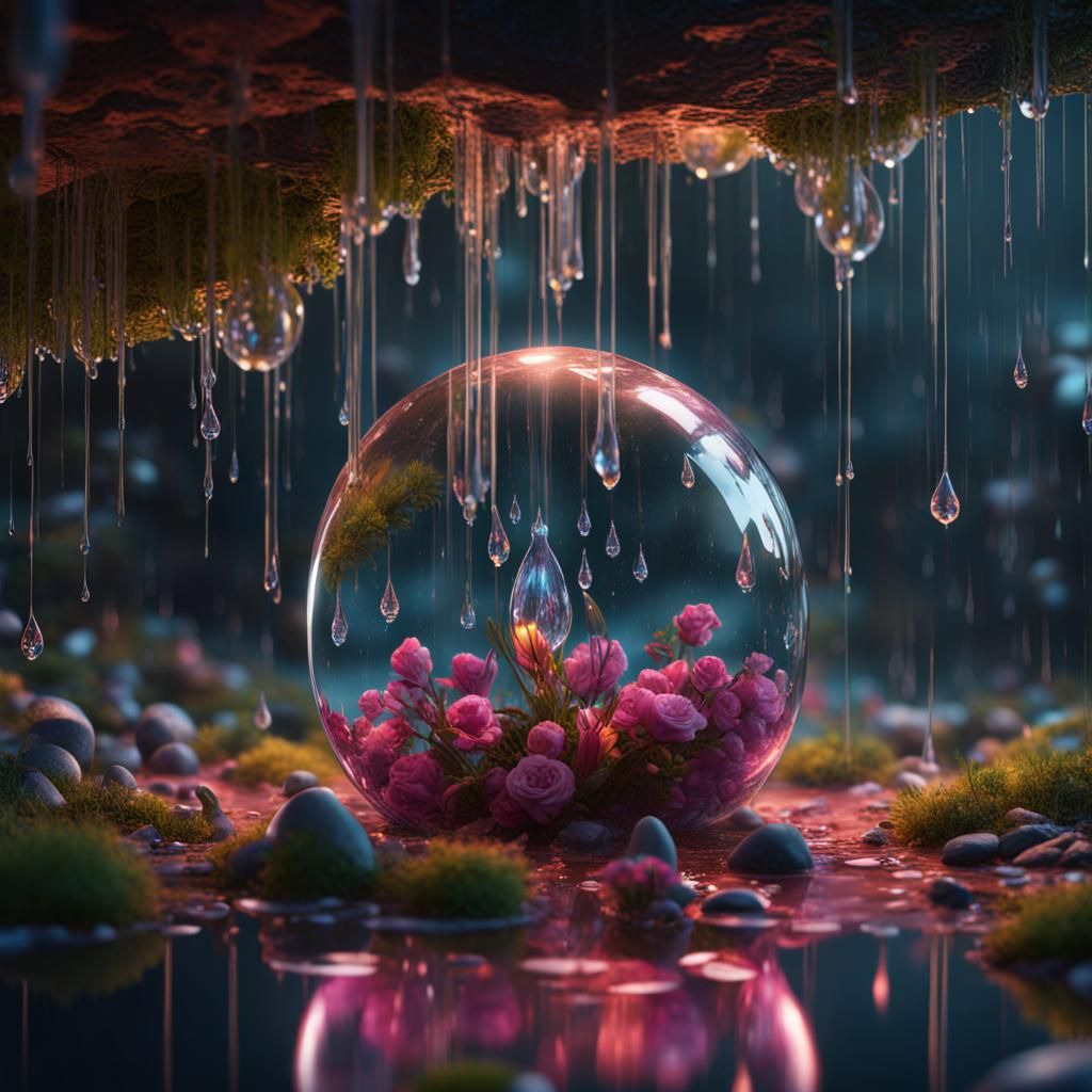 A million little lies live inside a raindrop  by @Davian