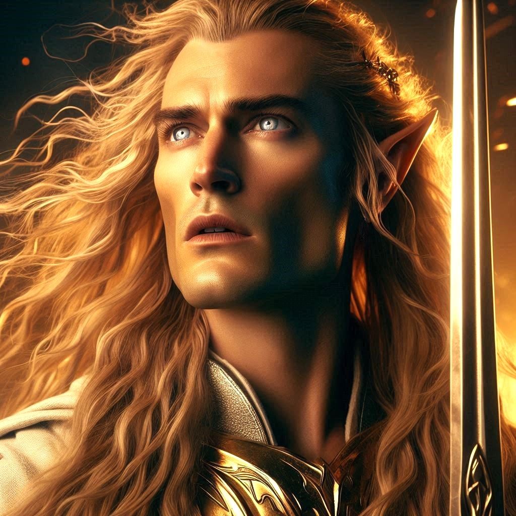 Glorfindel faces the Balrog at Cirith Thoronath