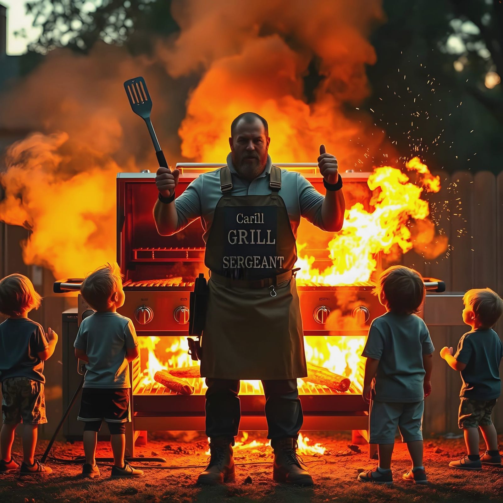 Grill Sergeant  by @Crimson