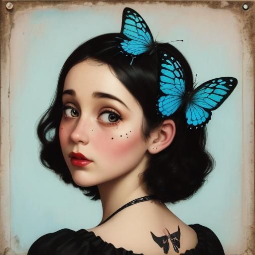 Butterfly girl