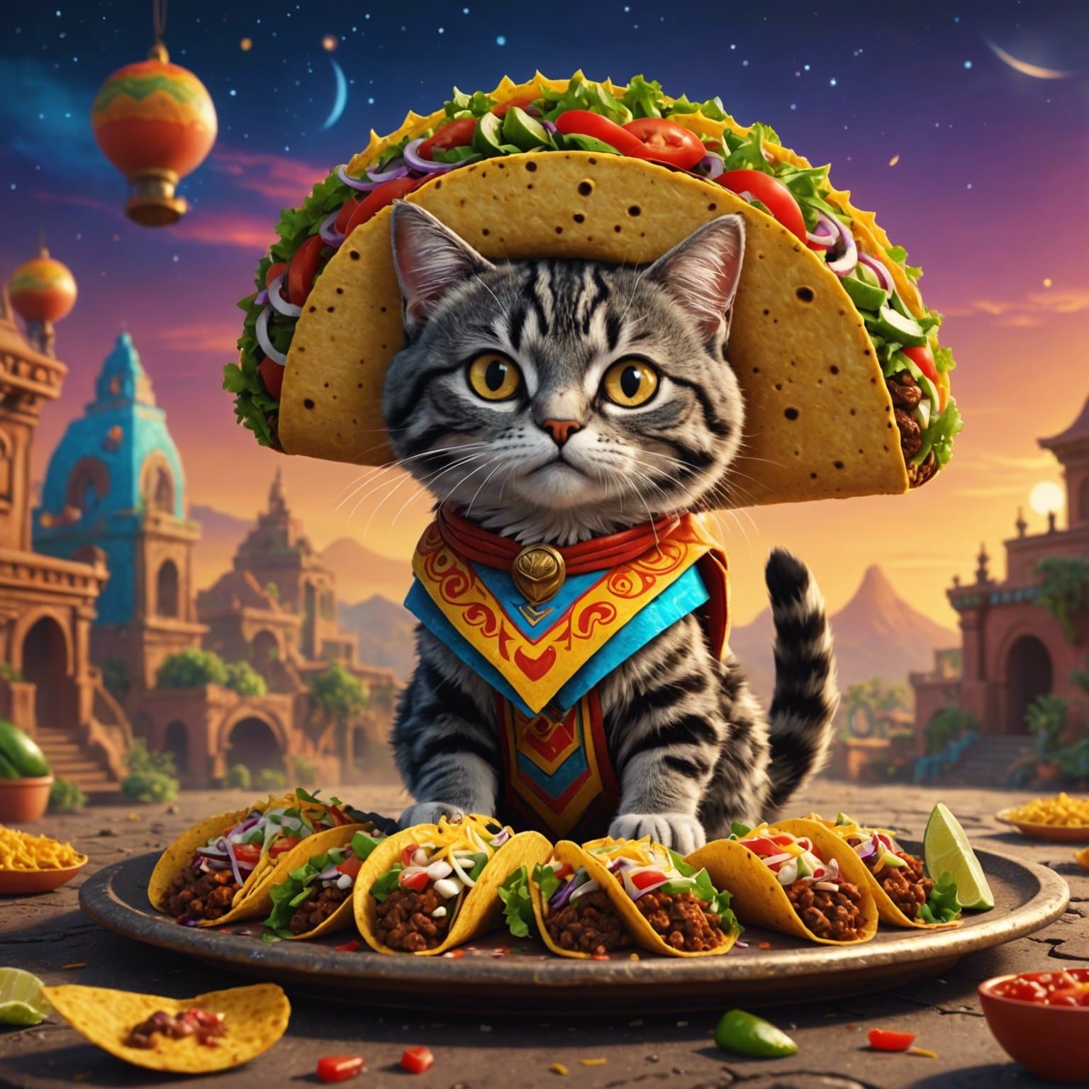 Taco Cat  by @spike lamb