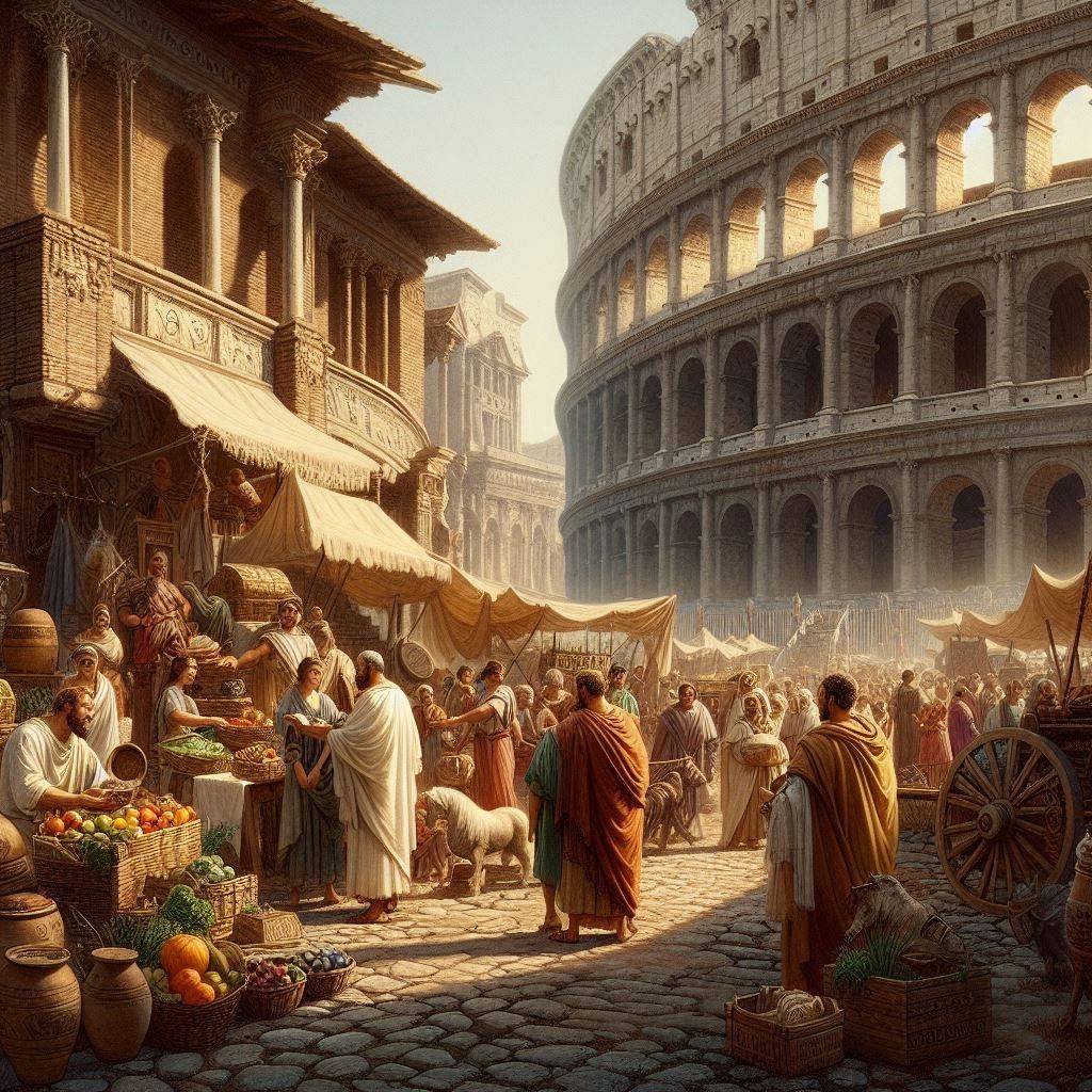 "A Day at the Market in the Eternal City"