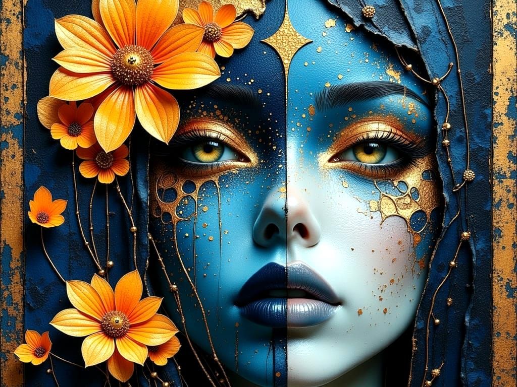 Shades of blue  by @Harmony