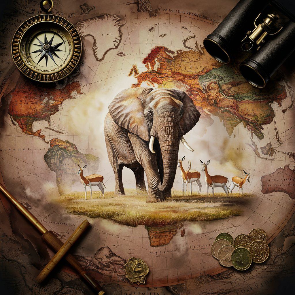 Old travel maps - Africa