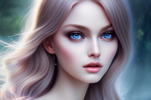 Lovely eyes - AI Generated Artwork - NightCafe Creator