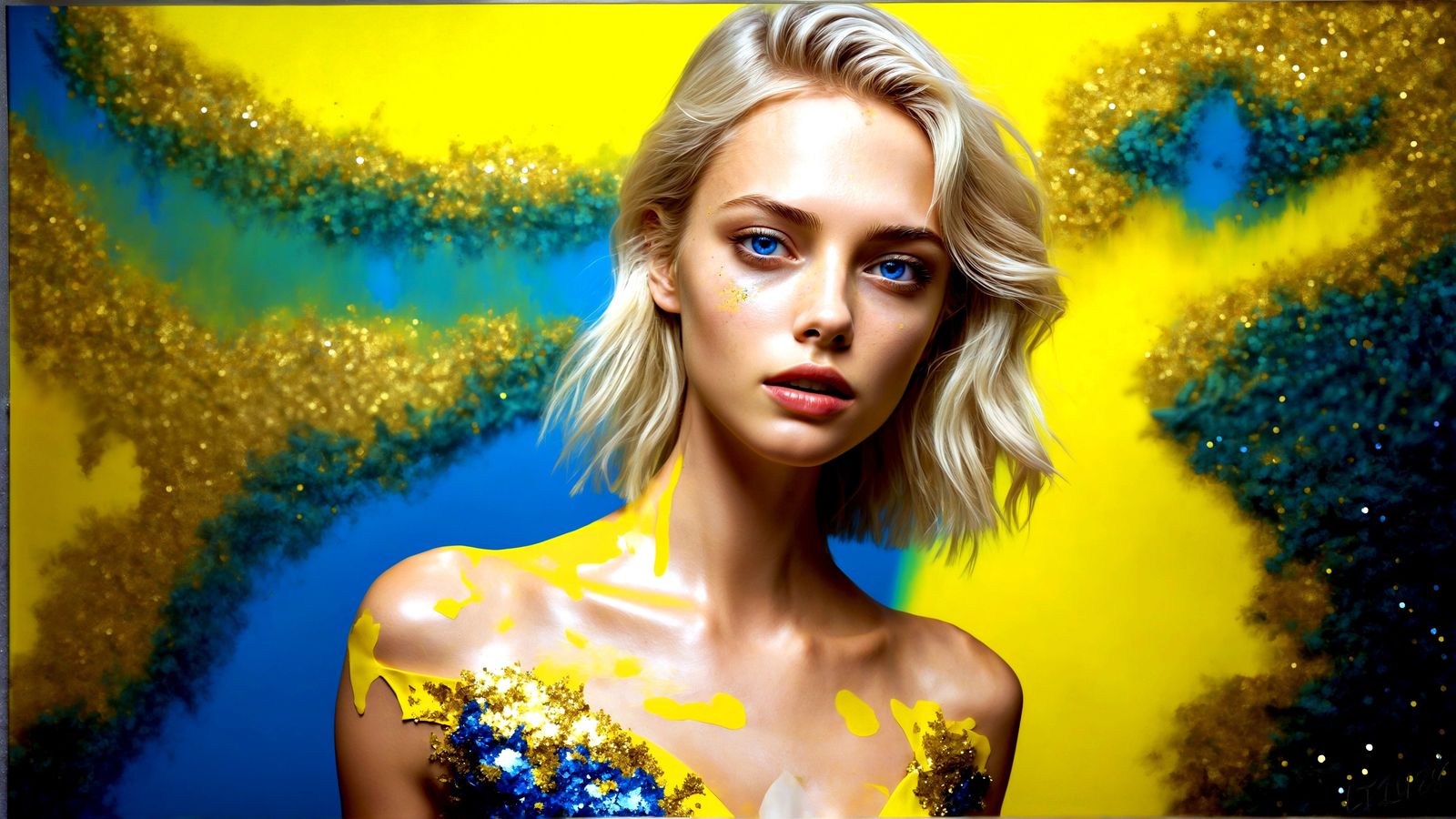 Irena Kirk - Glitter in the air series.