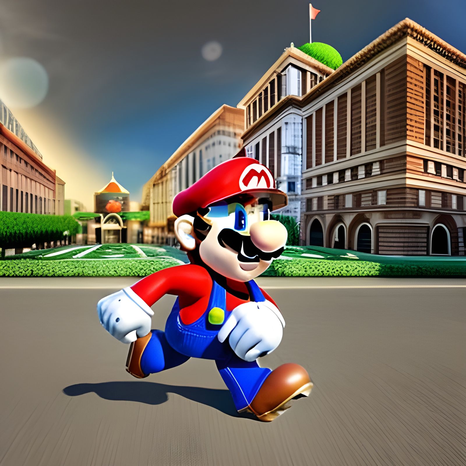 super mario running  by @Mila K