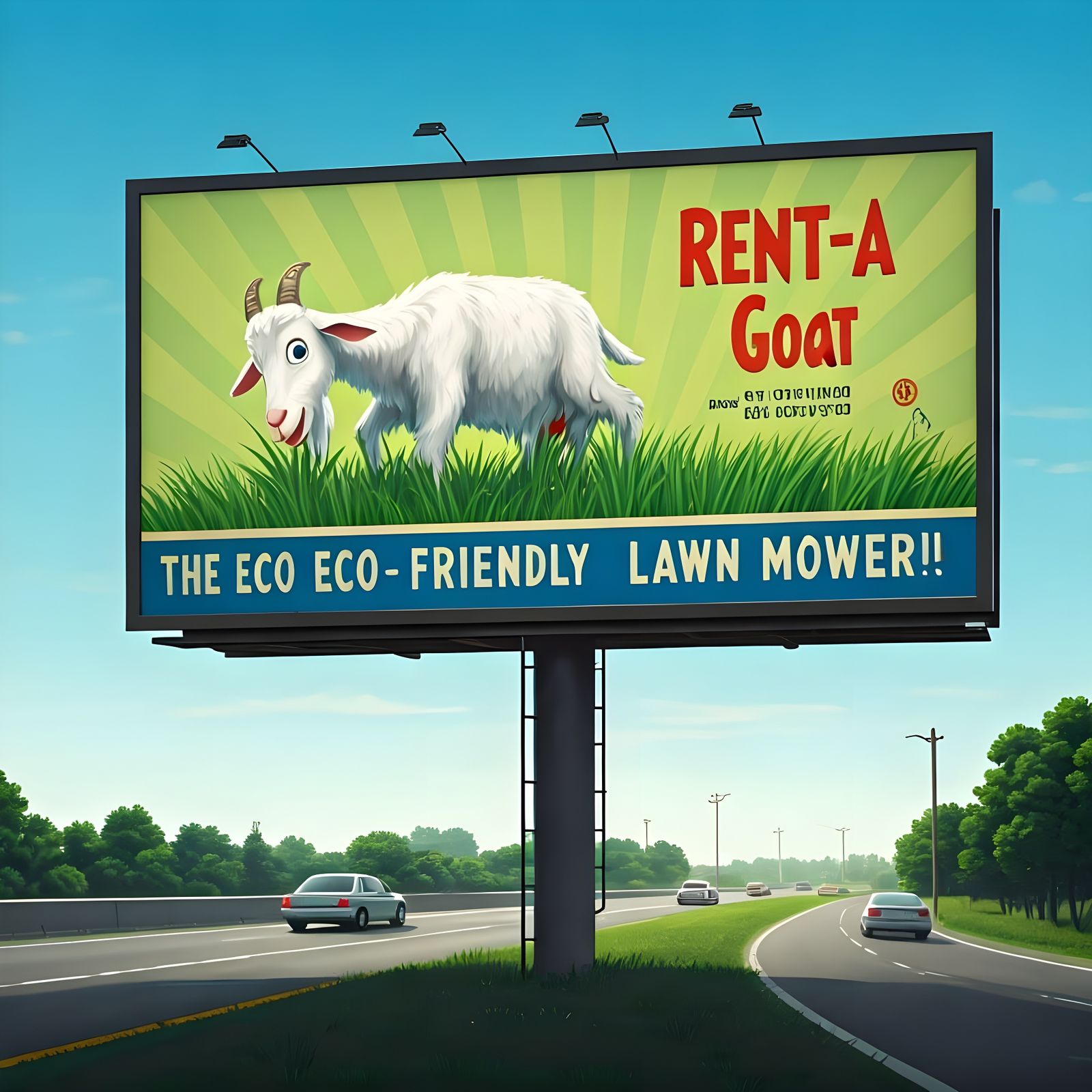 Rent a Goat!   by @Shelly