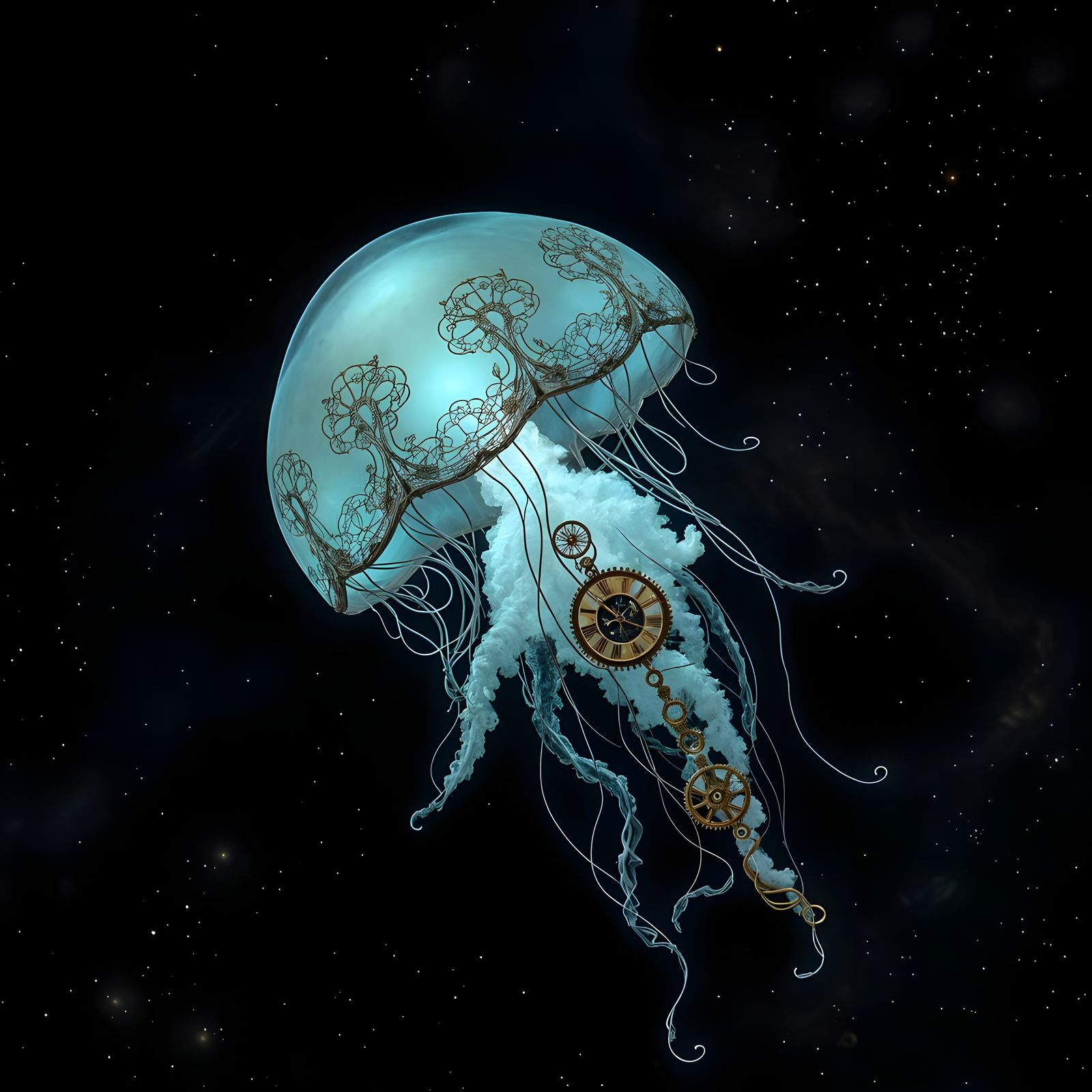 Timekeeper Jellyfish   by @Dunesz