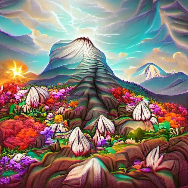 blooming mountain