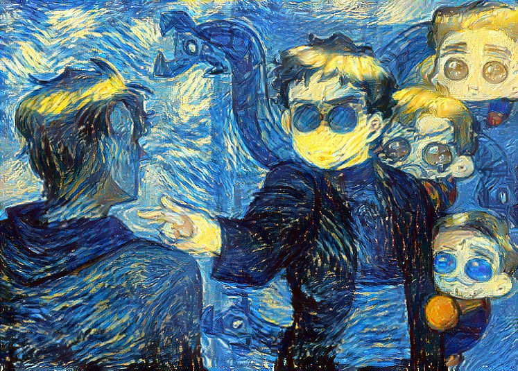 Doctor Octopus protegiendo a los tres spiderman