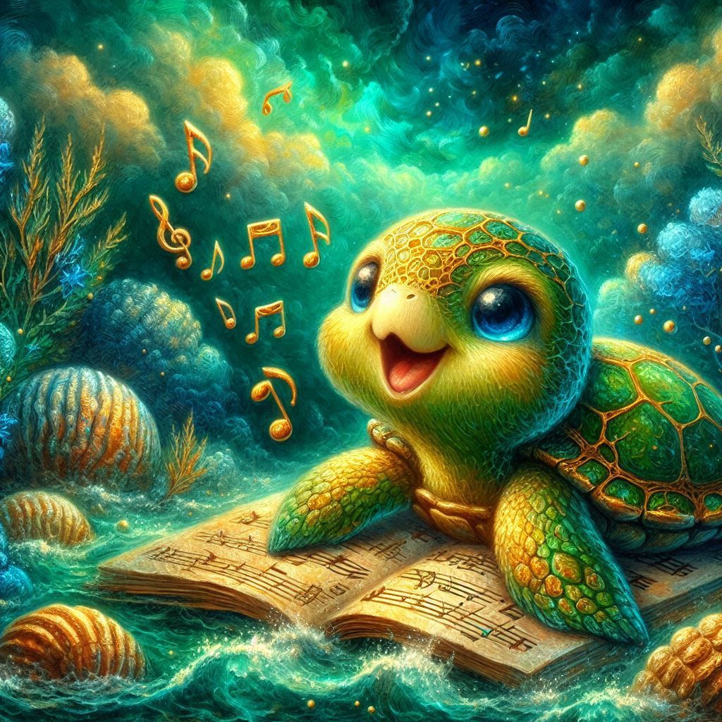 Singing turtle