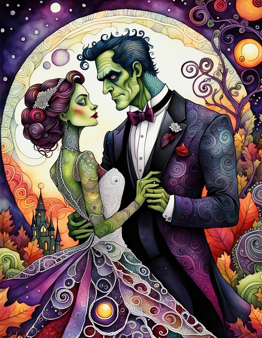 Monster Formal  by @EclecticDamselfly