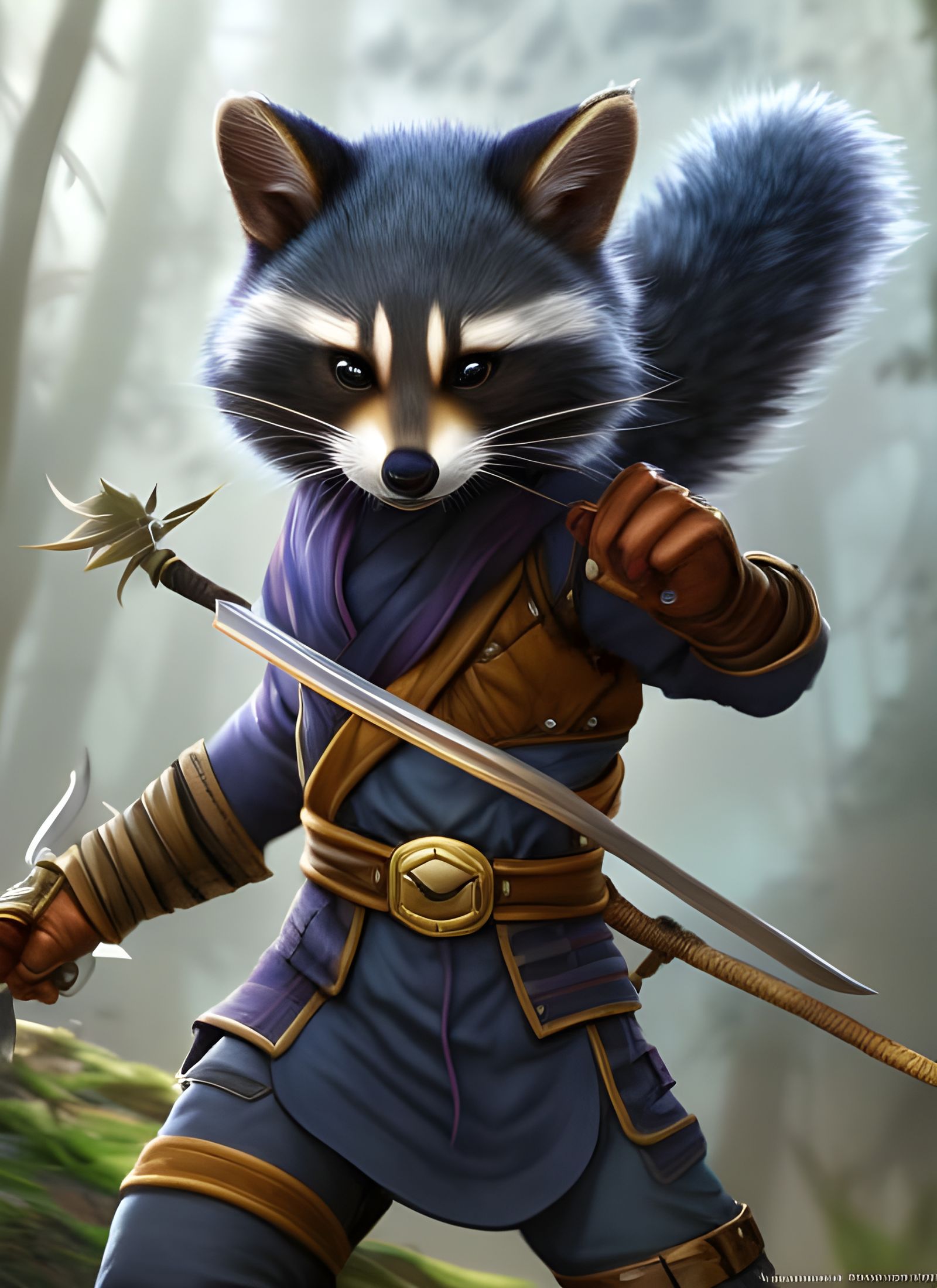 Rogue-ccoon   by @Art of Art