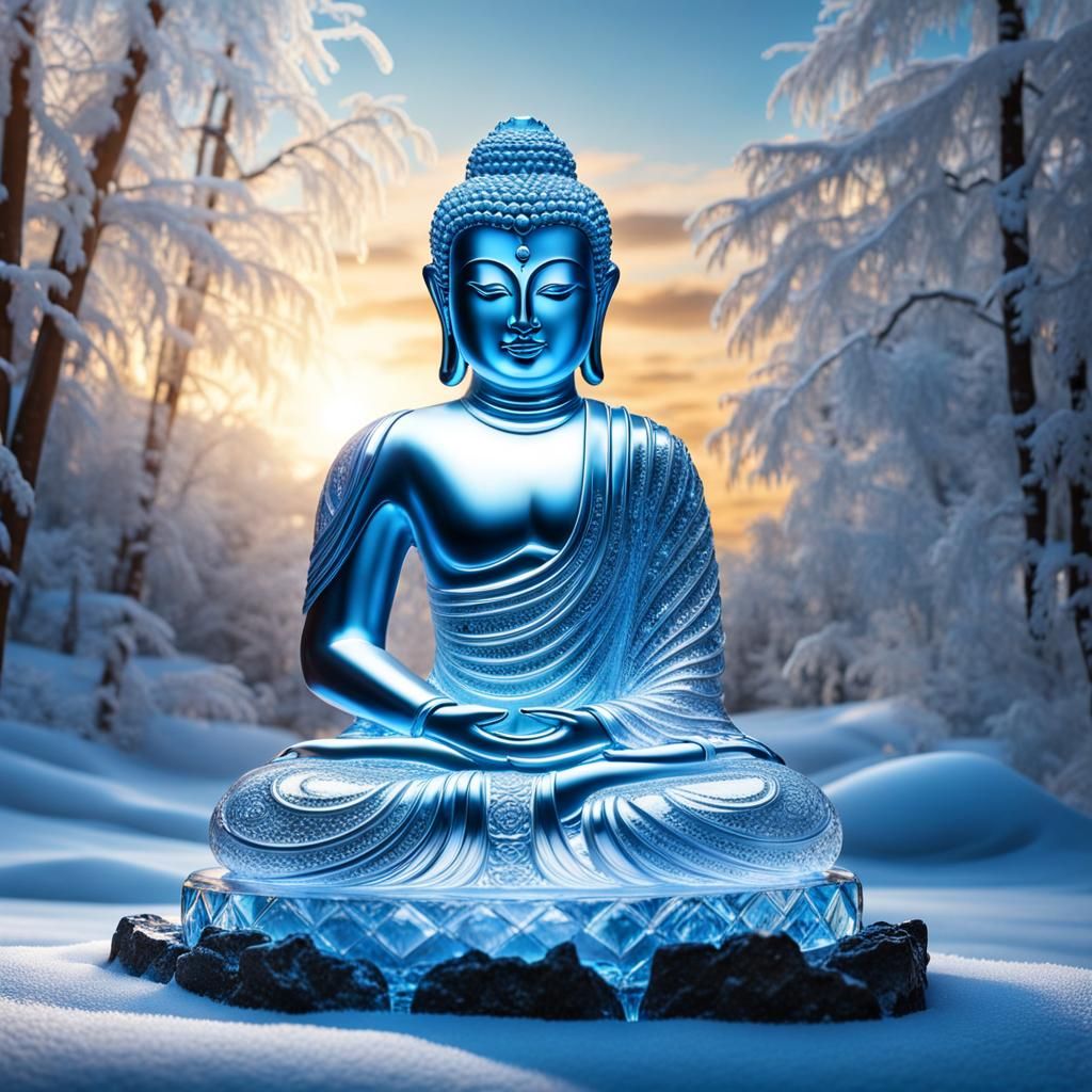 Ice Sculptures- Buddha