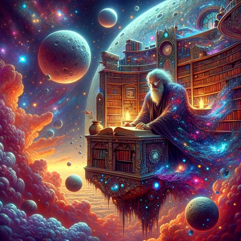 Celestial library   by @undefined