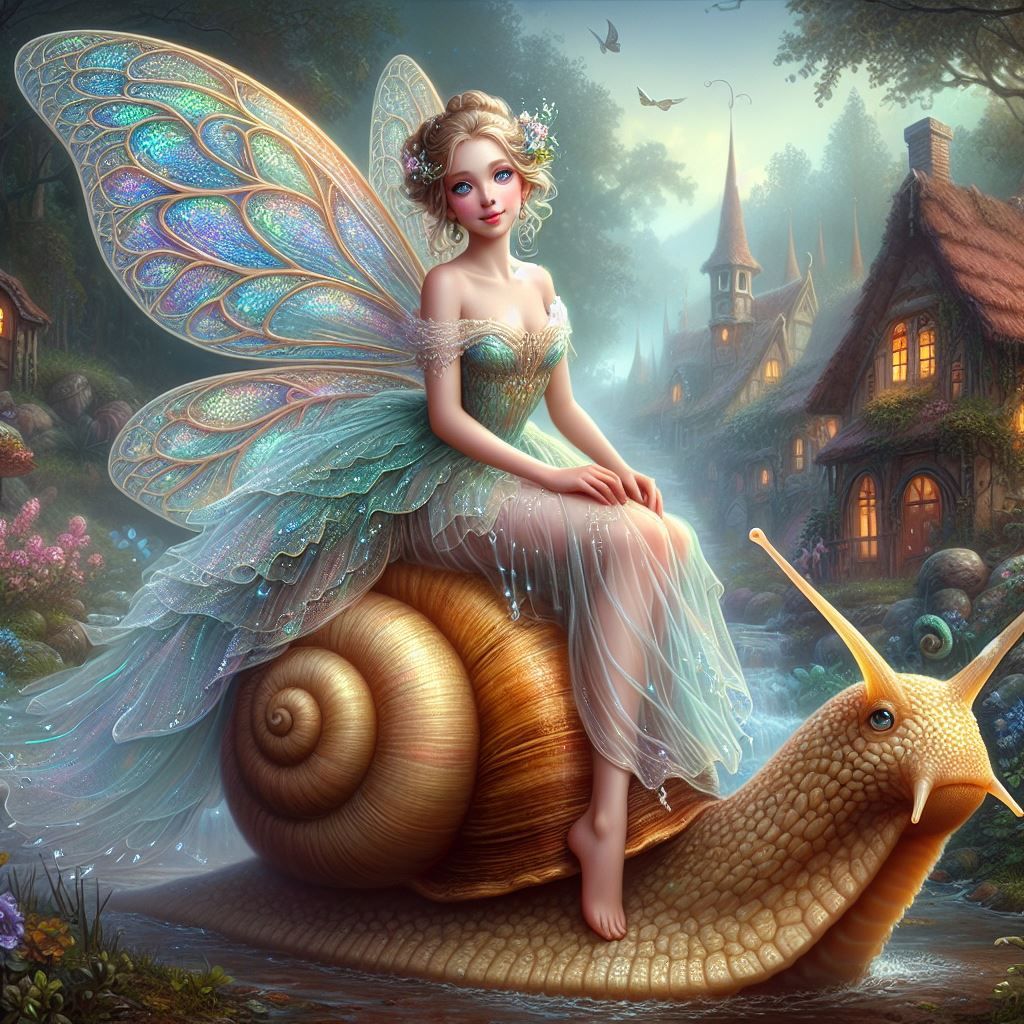 Fairy and snail