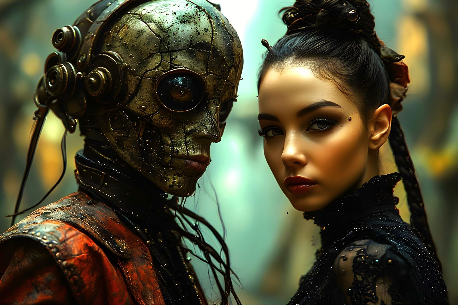 Beauty and the Beast  by @Strapatorium