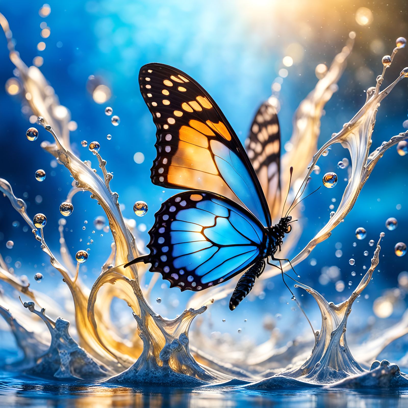 Butterfly Drop  by @SirHeckerich