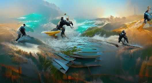 “Surfing the point break”