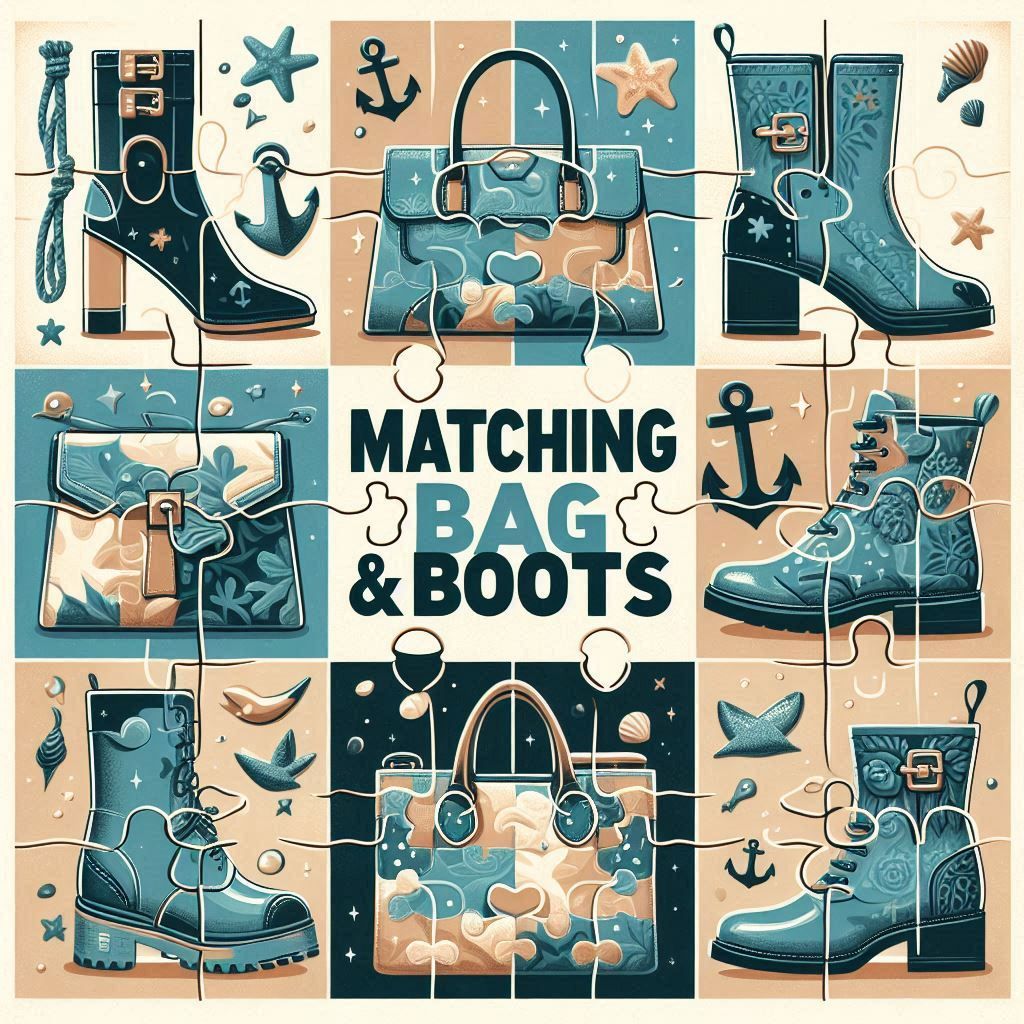 Logo matching bag&boots - summer