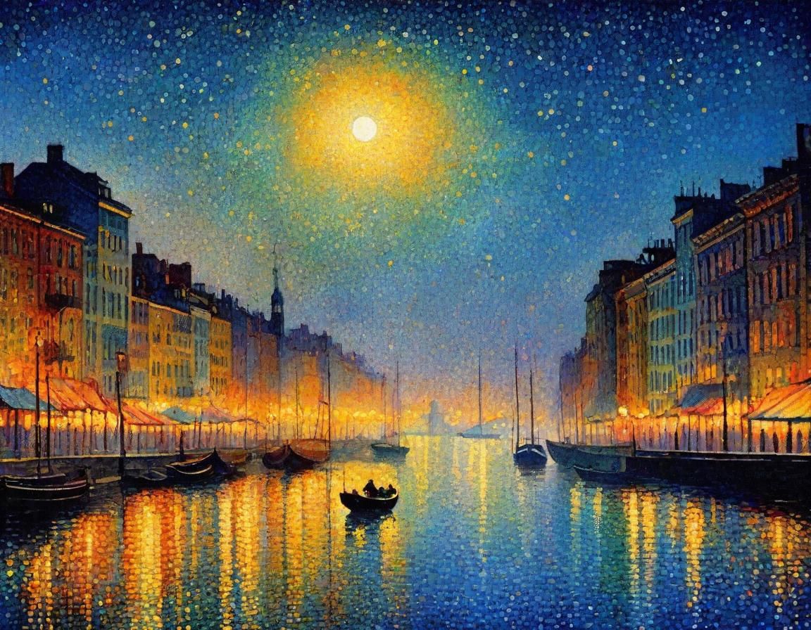 Canal   by @randomart