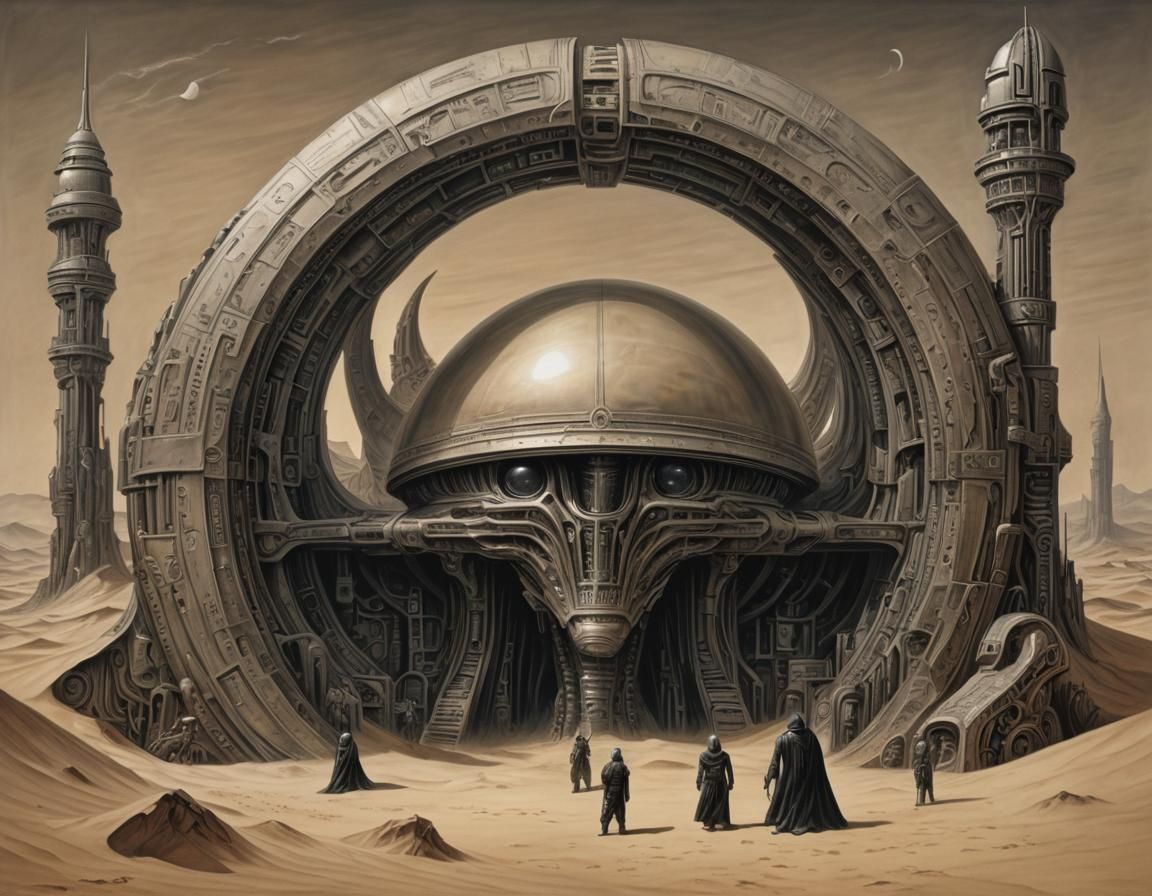 Frank Herbert's Dune by H.R. Giger - AI Generated Artwork - NightCafe ...