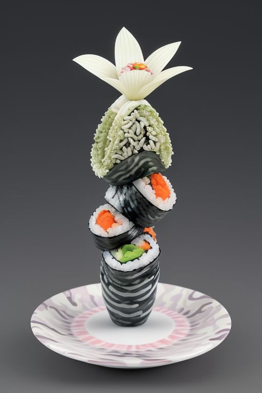 sushi ikebana