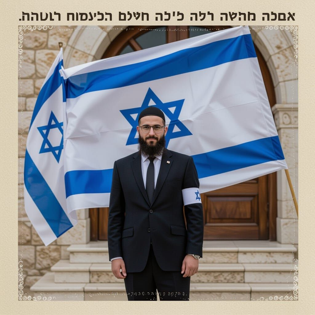 Orthodox Rabbi in IDF Uniform