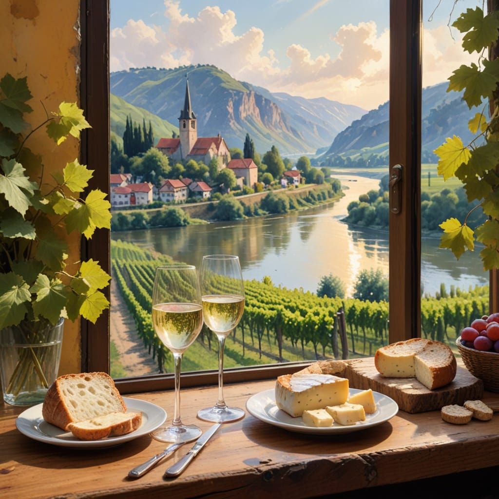 Riesling on the Rhine (4)  by @fadelightly 