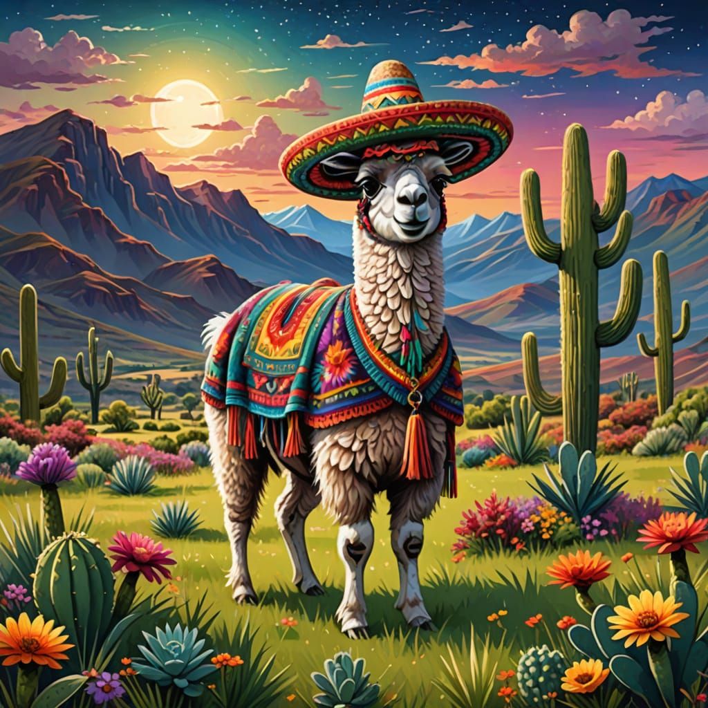 Llama  by @pig-and-sheep