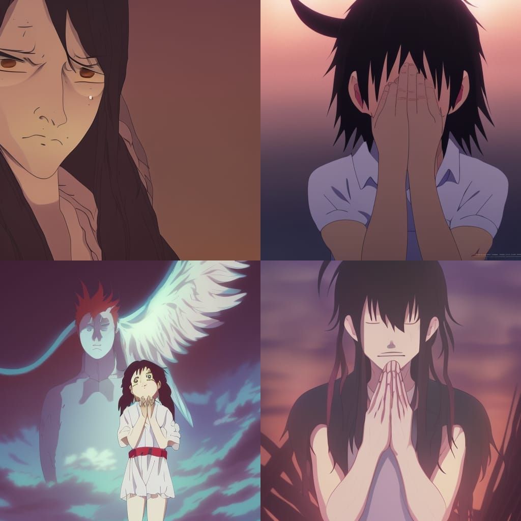 Lucifer in tears (Podcast Cover)