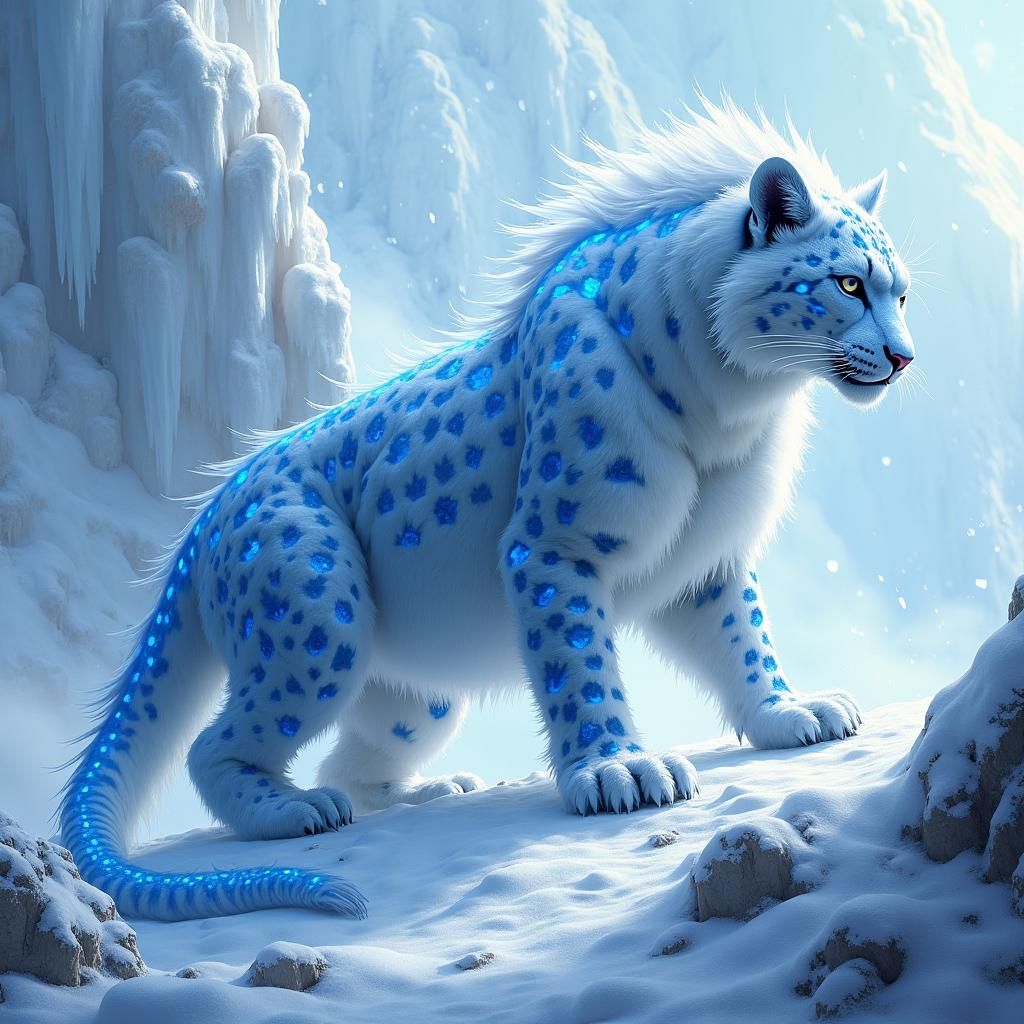 The snow storm  by @WhiteLion